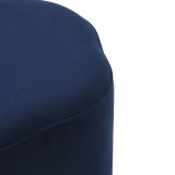 The Bloomsbury Ottoman in royal blue