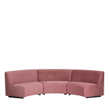 Endless Curve Sofa in Marsala 4.72 ft