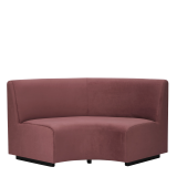 Endless Curve Sofa in Marsala 6.16 ft