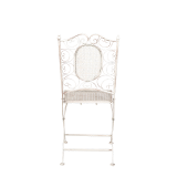 Chantilly white wrought iron chair