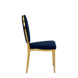 Divine Chair with Blue Seat and Back Pad
