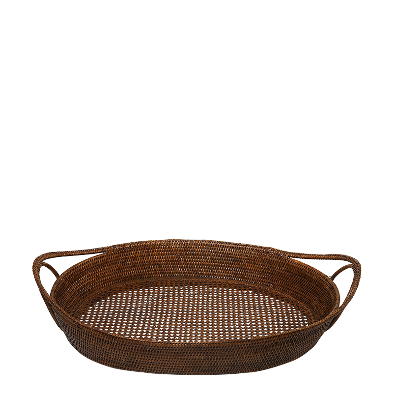 Louisiana oval tray with handles 46 x 69 cm