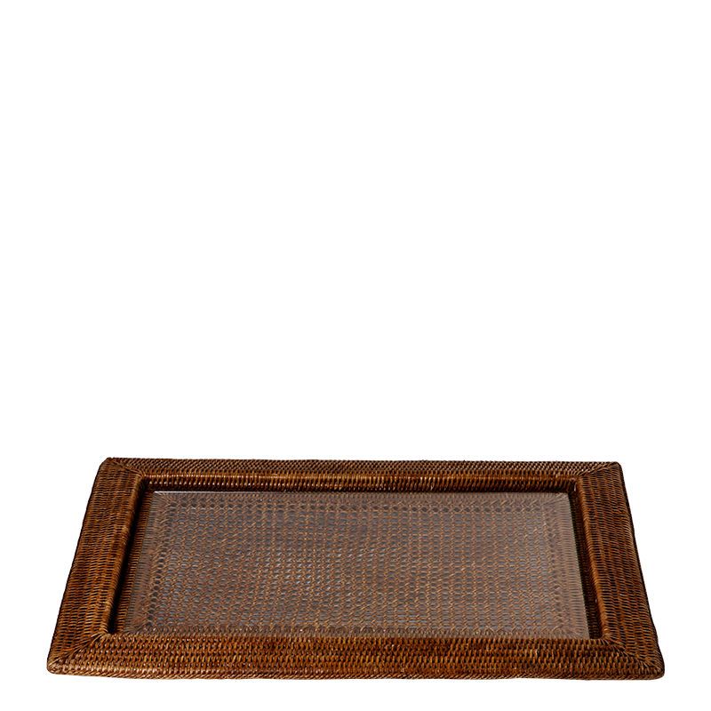 Louisiana Rectangular Tray 46 X 63 cm with Glass Board