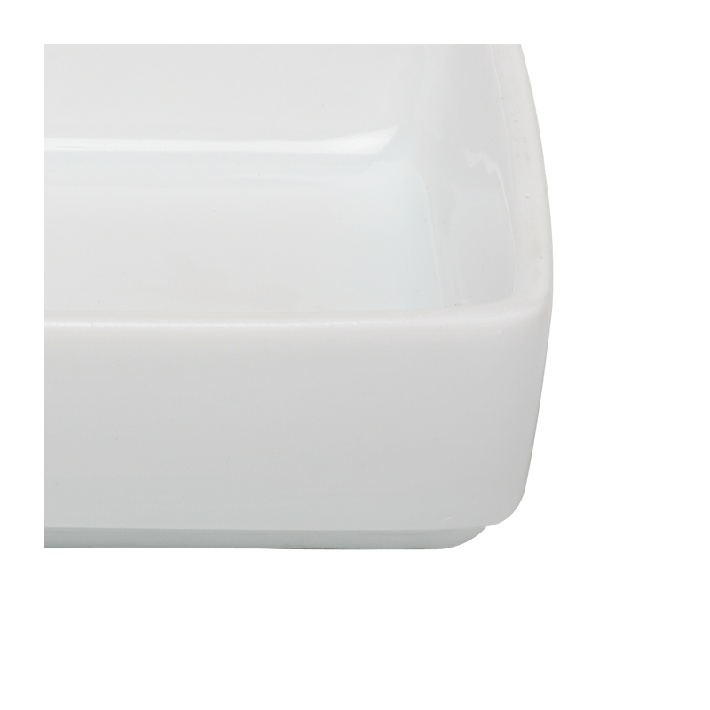 Dish Square Small White 6.5 X 6.5 X 3 cm 4 cl