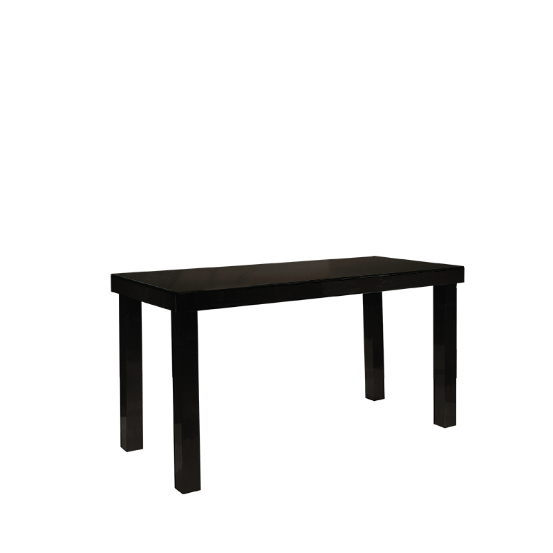 Lacquered high table black L 78.74