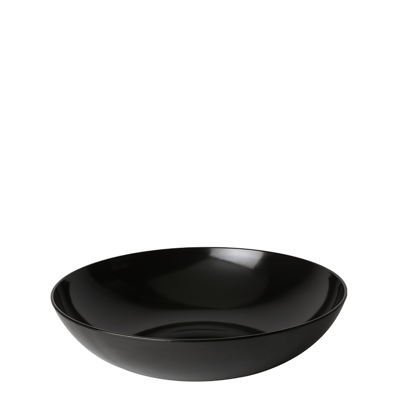 Black resin salad bowl Ø 46 cm 1080 cl