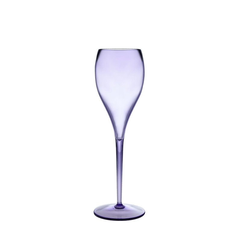 Ibiza champagne flute plum 13 cl
