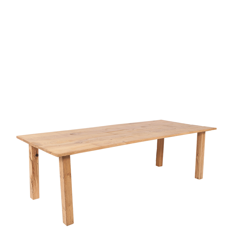 Nature rectangular Table In Oak 240 X 100 cm H 73 cm