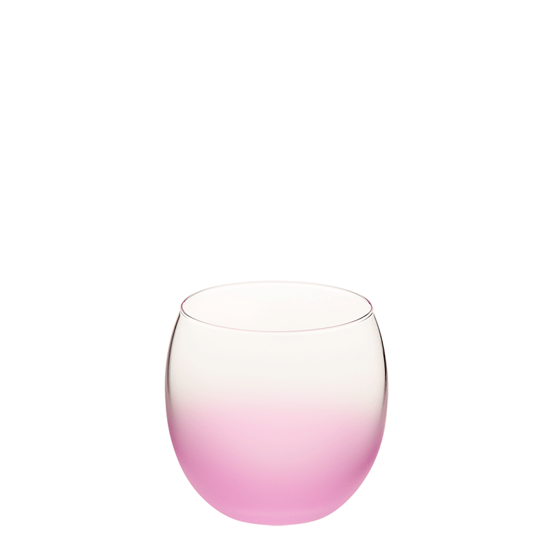 Bubble Frosted Pink Ø 6.5 cm H 6.5 cm 15 cl