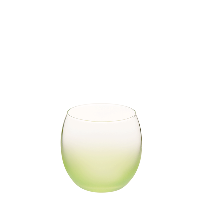 Bubble Frosted Apple-Green Ø 6.5 cm H 6.5 cm 15 cl