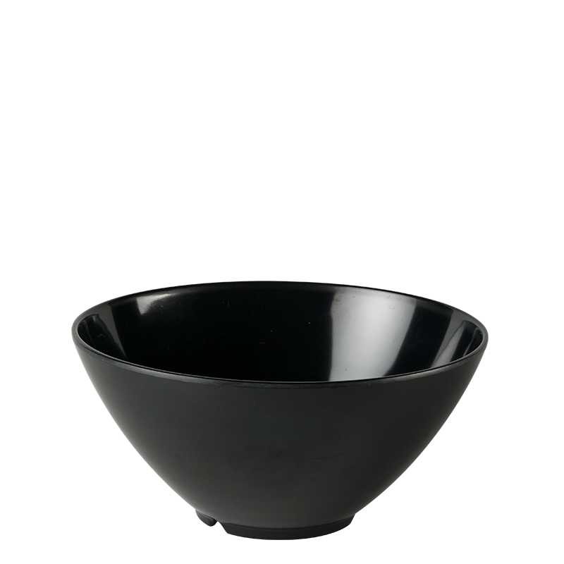 Resin Serving Bowl Black Ø 28 cm H 15,5 cm 380 cl