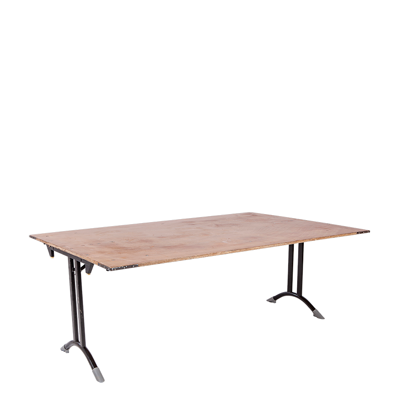 Trestle table 200cm x 130cm (L 78.74" - W 51.18")
