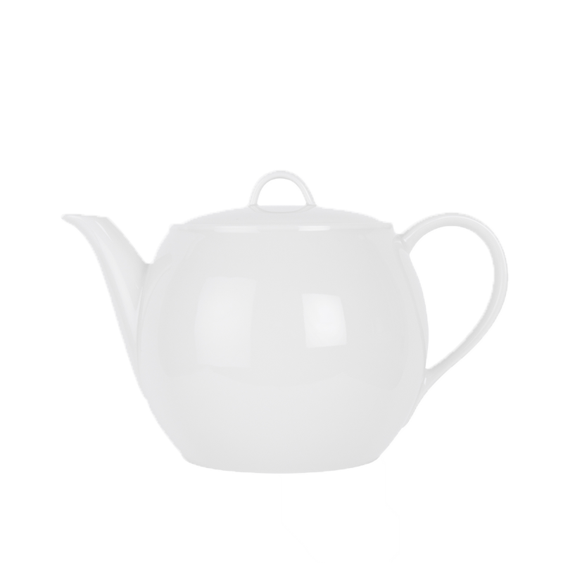 White Porcelain Teapot 1L