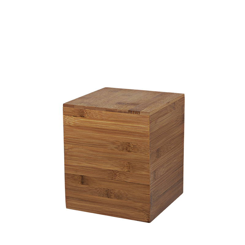 Bamboo Cube Riser 17 X 17 cm H 20 cm
