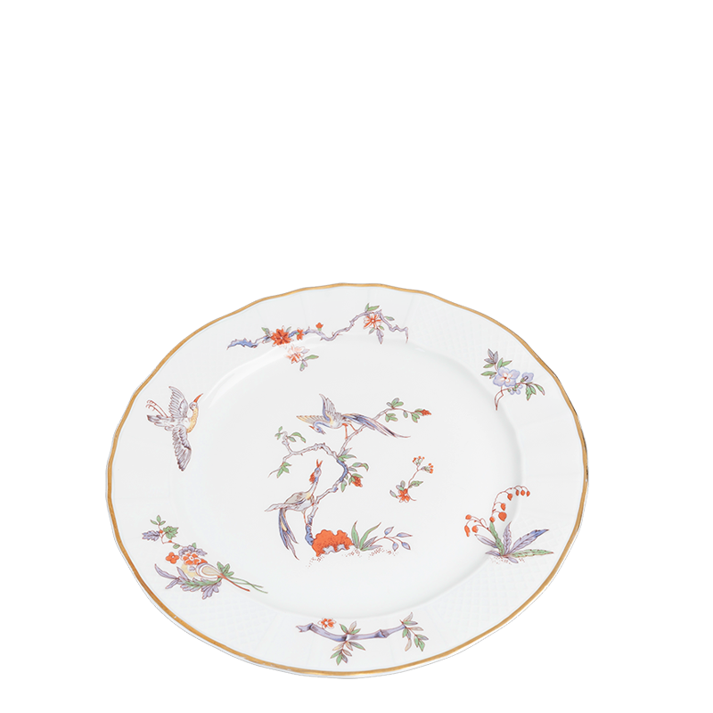 Vintage flowery small plate Ø 18-20 cm