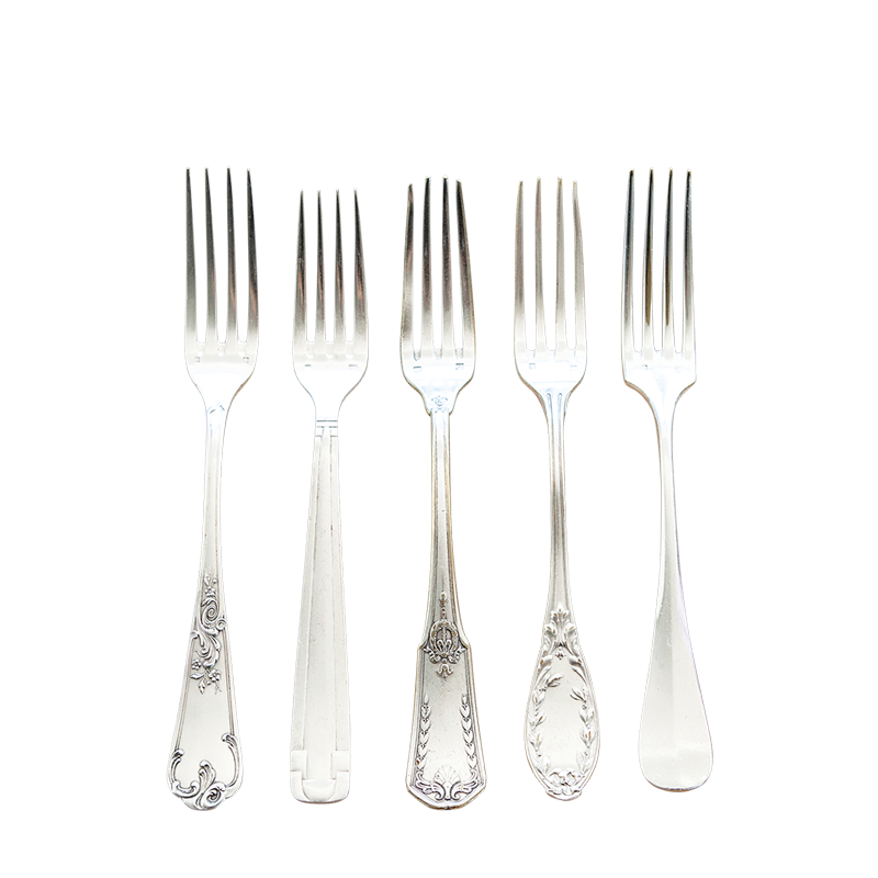 Silver Vintage dessert fork