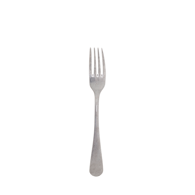 Stainless steel Vintage dessert fork Hire Options Greathire London