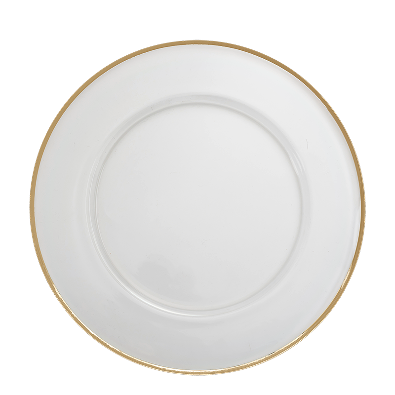 Beverly Presentation Plate with Gold Thread Ø 32 cm