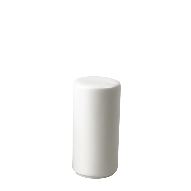 White Porcelain Pepper Cellar (Pepper Not Provided) Ø3,2 H6,2 cm
