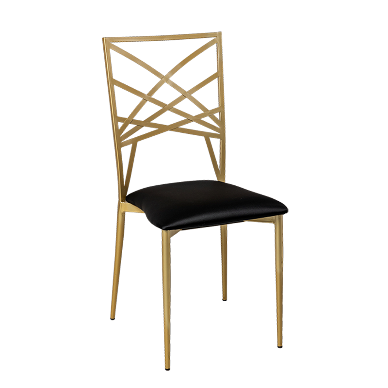 Beverly chair with black seat pad