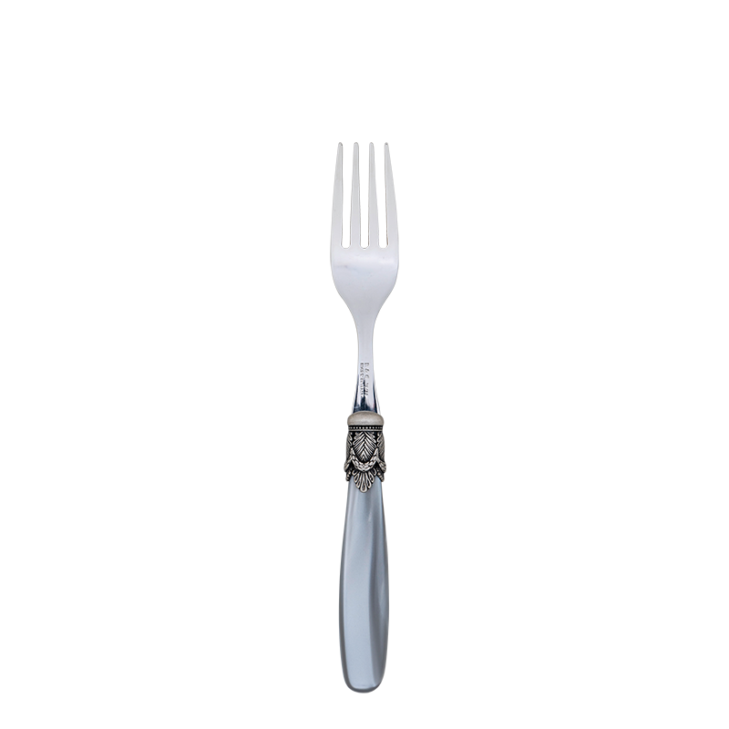 Grey and Silver Mother of Pearl Dessert Fork