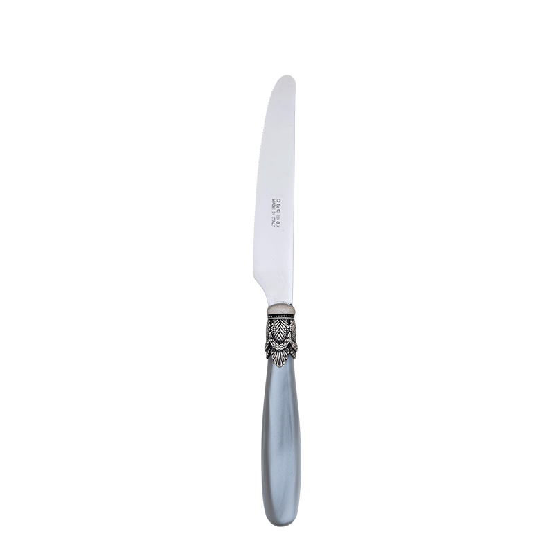 Grey and Silver Mother of Pearl Dessert Knife
