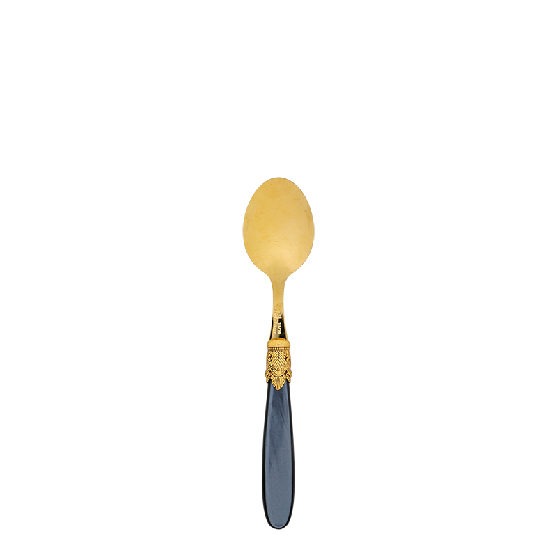 Black and Gold Mother of Pearl Teaspoon