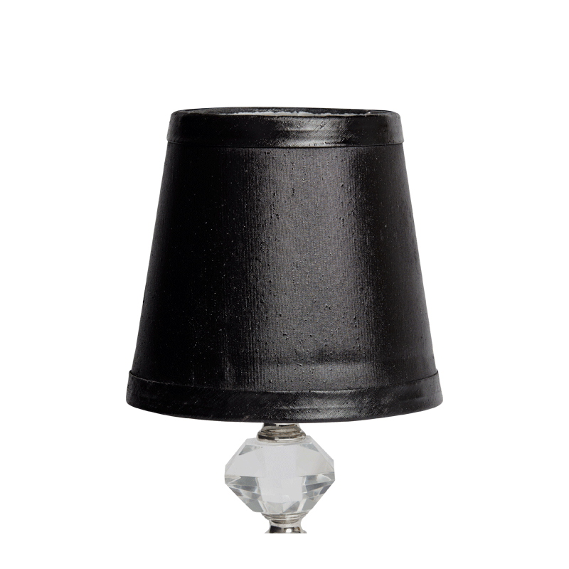 Retro Crystal Lamp Shade in Black