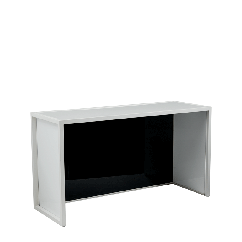 Unico Bar with White Frame and Black and White Front