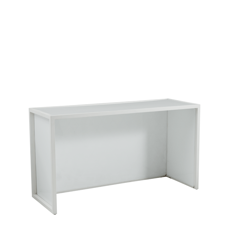 Unico Bar with White Frame and Multi-Colour Shapes Front