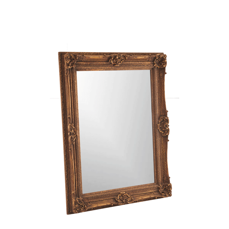 Versailles Mirror Petite in Antique Gold