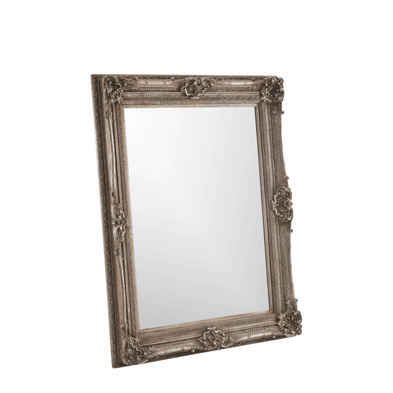 Versailles Mirror Petite in Antique Silver