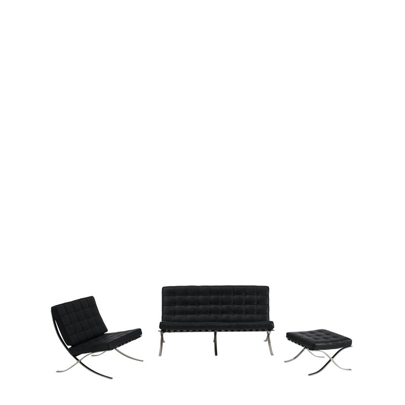 Barcelona Chair in Black