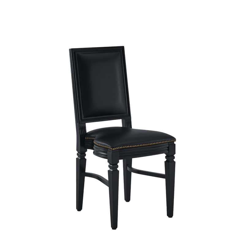 CKC Chair in Black with Black Seat Pad