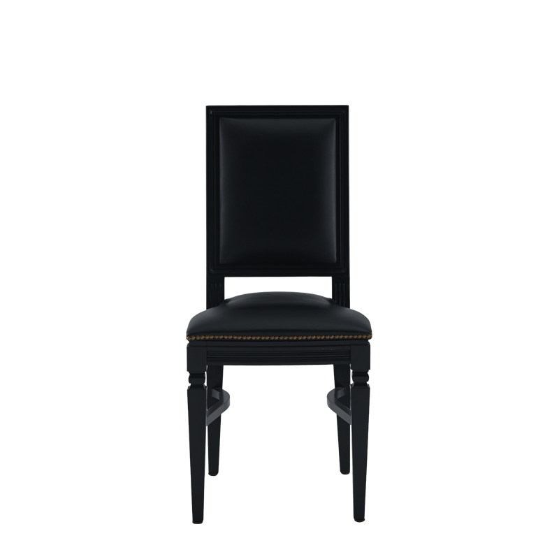 CKC Chair in Black with Black Seat Pad