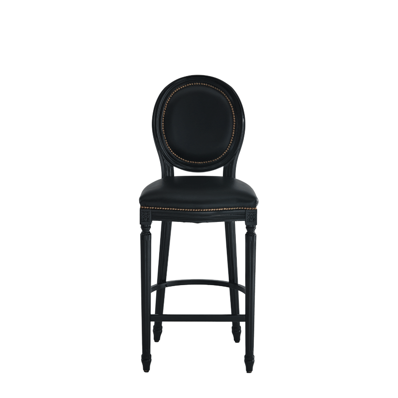 Olympe Bar Stool in Black