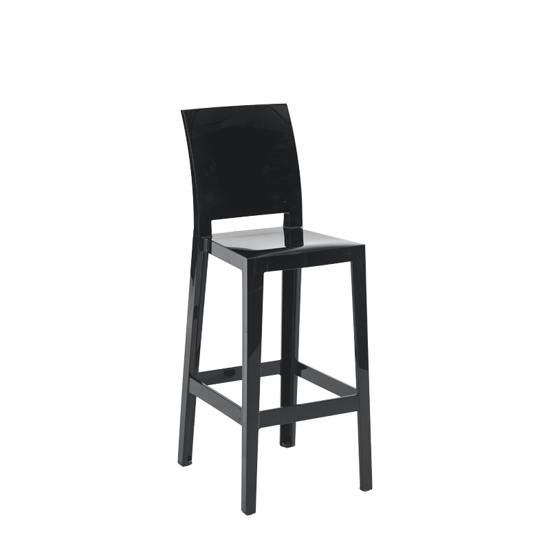 One More Please Bar Stool in Black