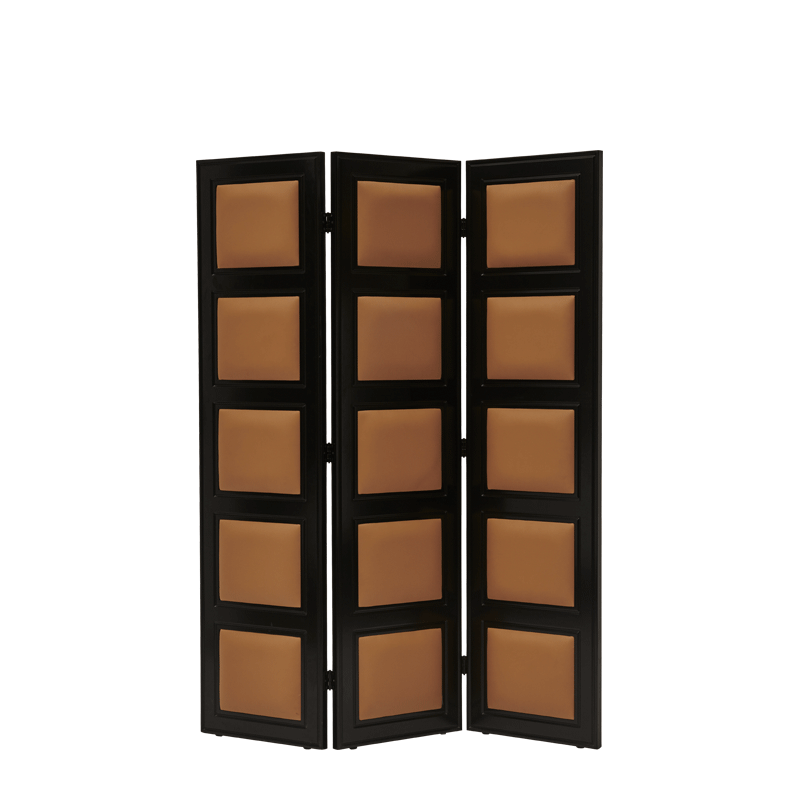 CKC Screen in Black with Caramel Panels