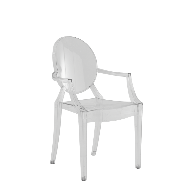 Louis Ghost Armchair in Clear 
