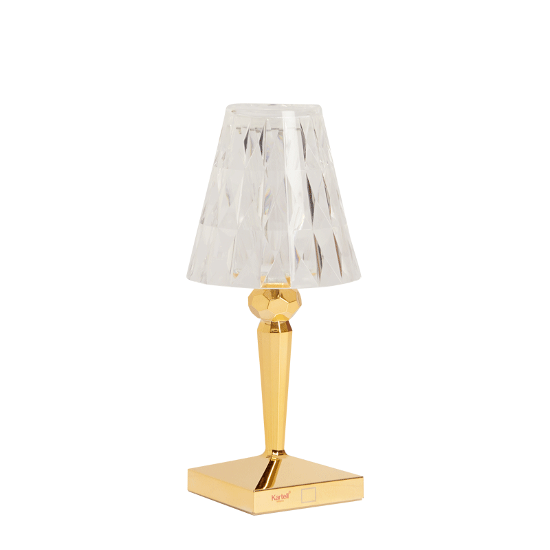 Gold Battery Lamp