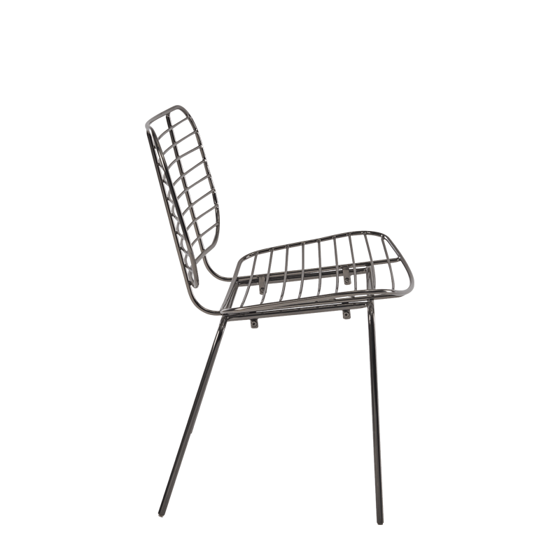 Gianni Chair in Gunmetal