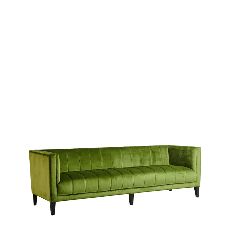 Hollywood Sofa in Kiwi Velvet