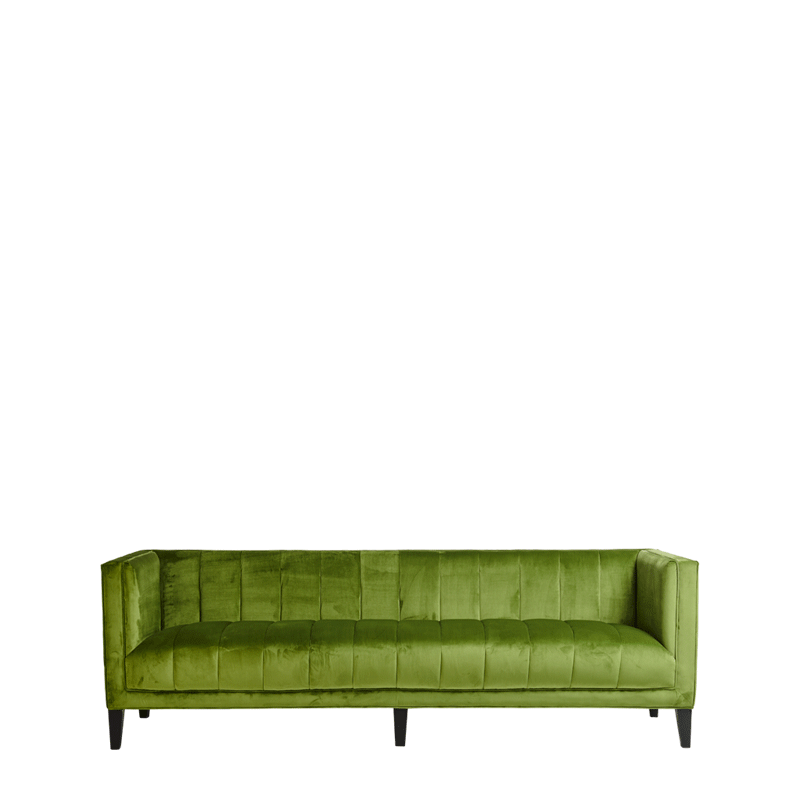 Hollywood Sofa in Kiwi Velvet