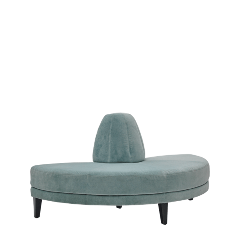 Infinito H Bullnose Sofa in Seafoam Green