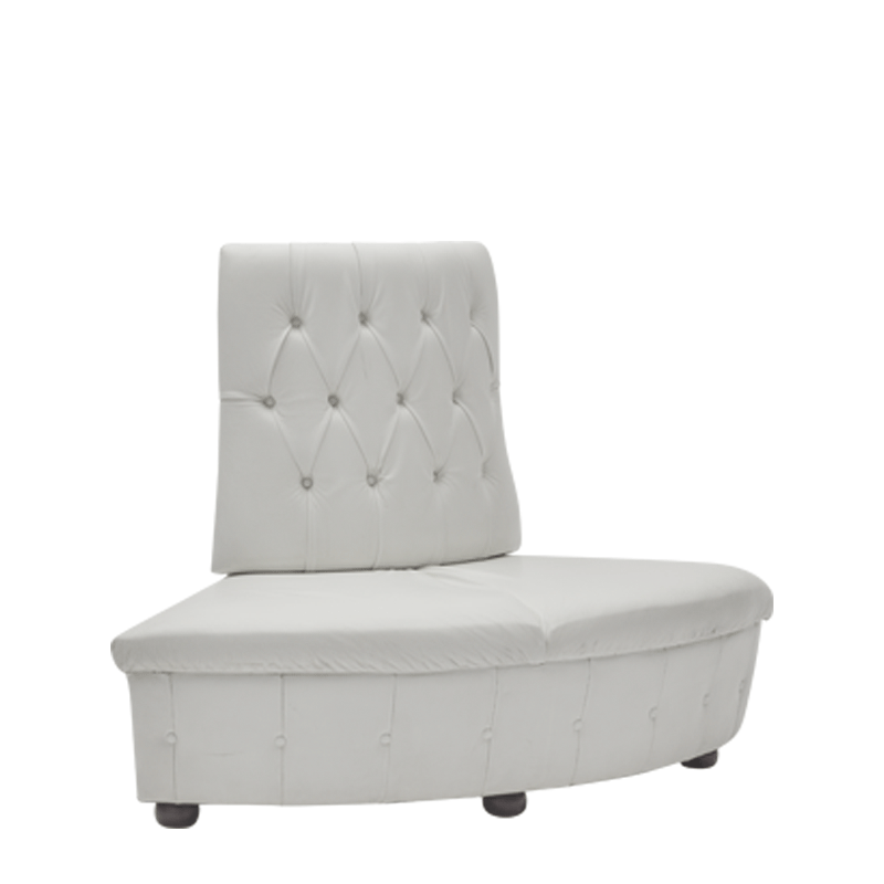 Fulcro Bourne Sofa in White