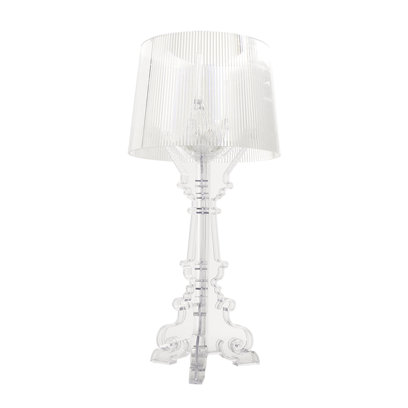 Clear Bourgie Candle Lamp