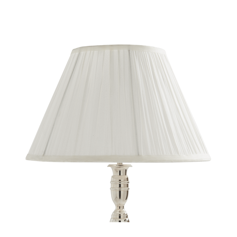 Pleated Lamp Shade in White 16