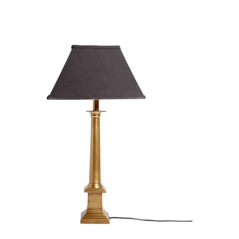 Brass Column Lamp