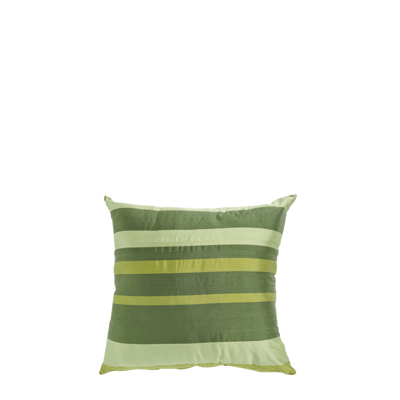 Cushion with Palette of Greens Print