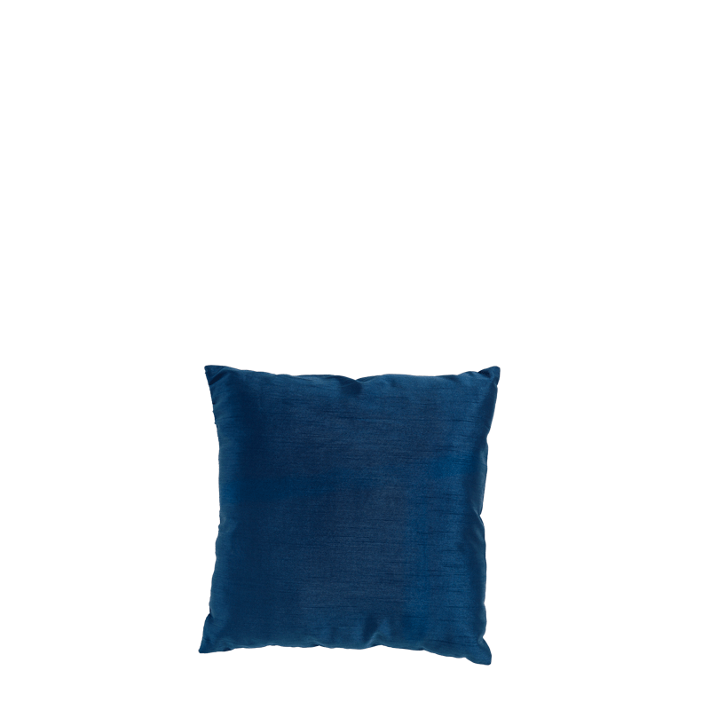 Blue Silk Cushion